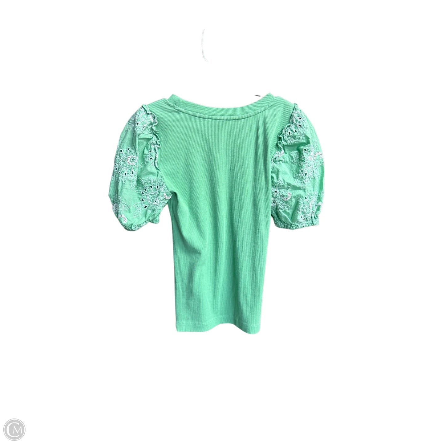 Top Short Sleeve By Loft In Green, Size: Xs