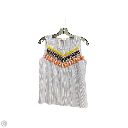 Top Sleeveless By Thml In Striped Pattern, Size: M