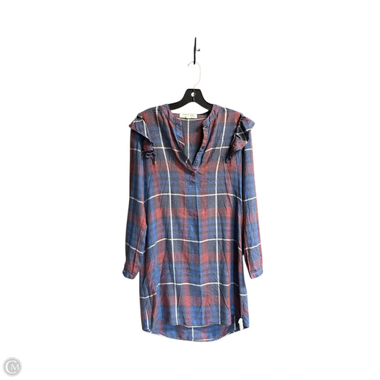 Dress Casual Short By Cloth & Stone In Plaid Pattern, Size: Xs