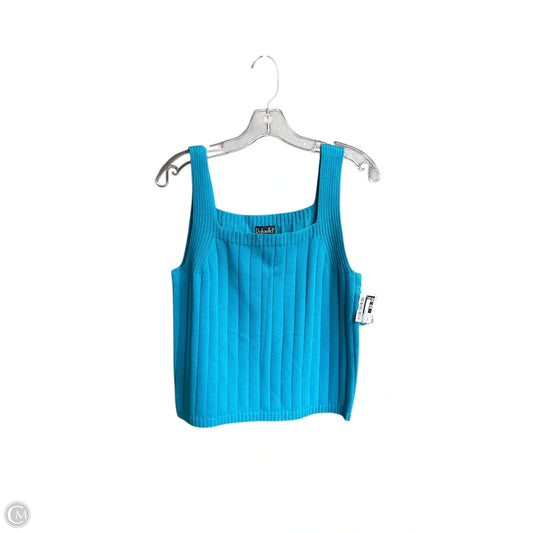 Top Sleeveless By Rafaella In Teal, Size: M