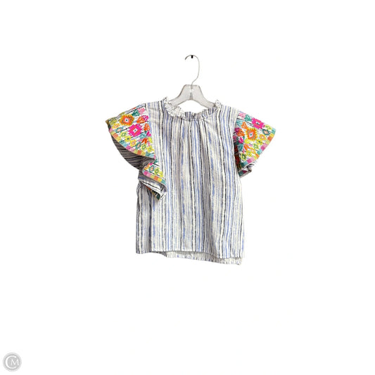 Top Short Sleeve By Thml In Striped Pattern, Size: S