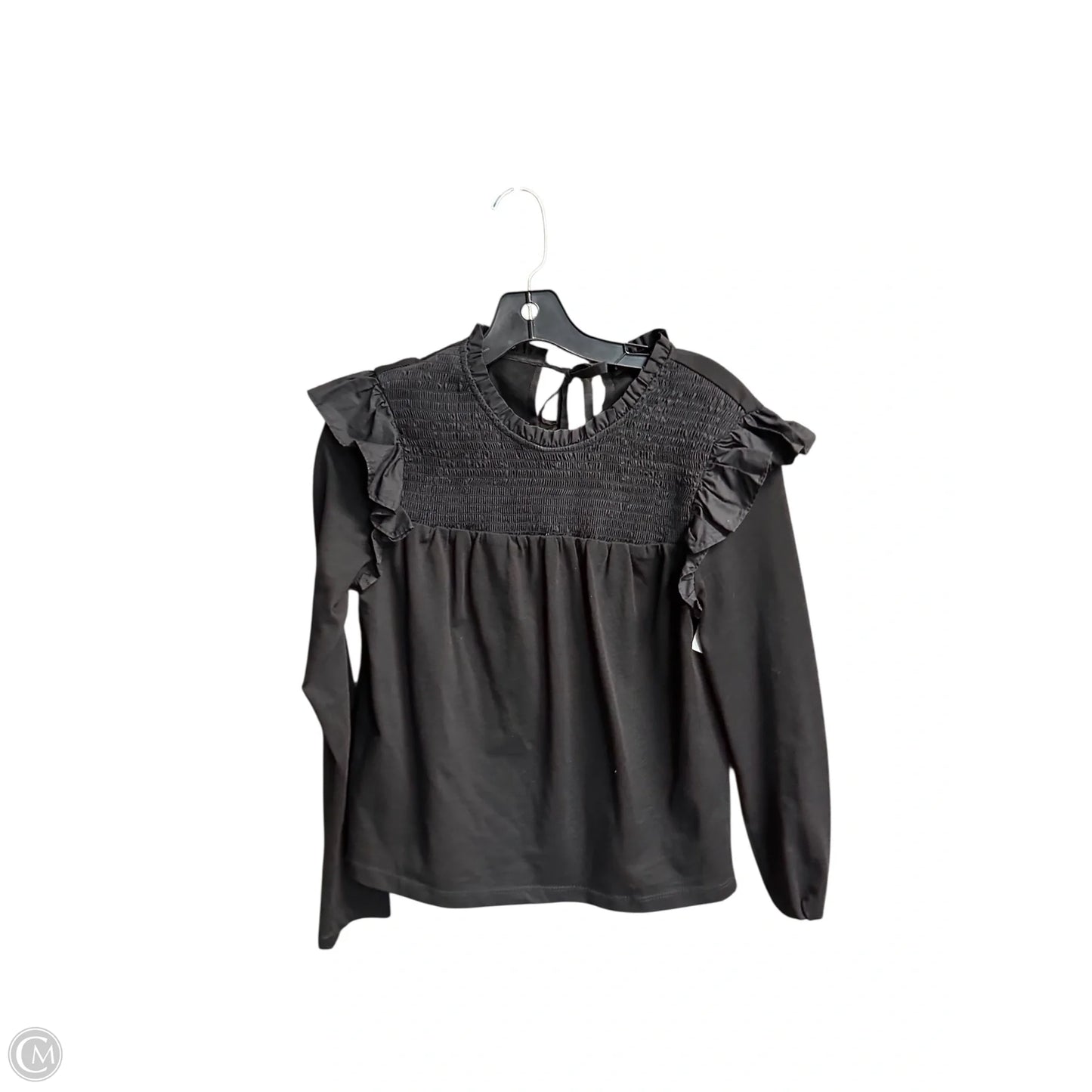 Top Long Sleeve By English Factory In Black, Size: Xs