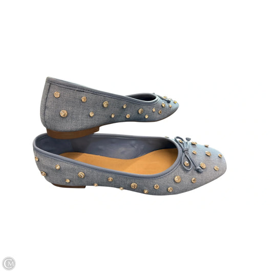 Shoes Flats By Schutz In Blue Denim, Size: 8