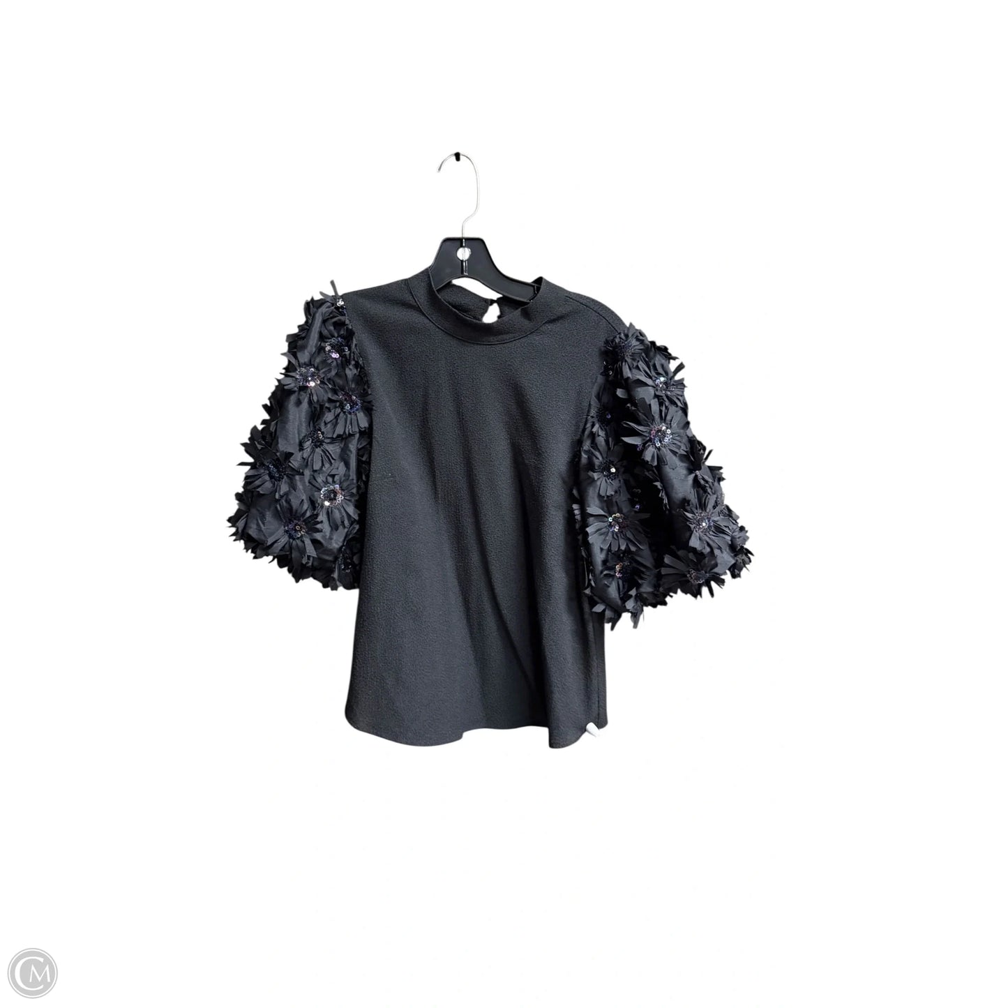 Top Short Sleeve By Thml In Black, Size: S