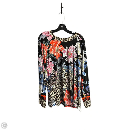 Top Long Sleeve Basic By Johnny Was In Multi-colored, Size: Xl