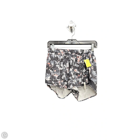 Athletic Shorts By Lululemon In Black & Grey, Size: M