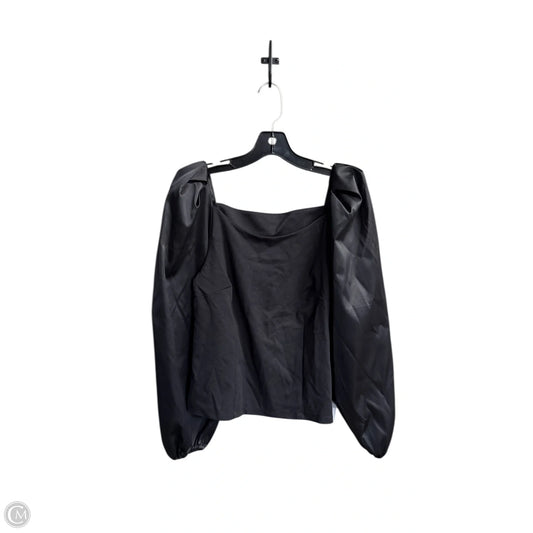 Top Long Sleeve By Loft In Black, Size: M