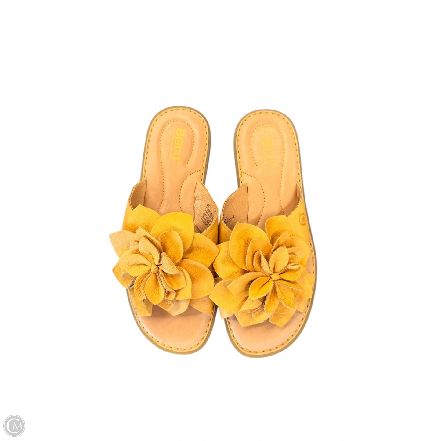 Sandals Flats By Born In Yellow, Size: 8