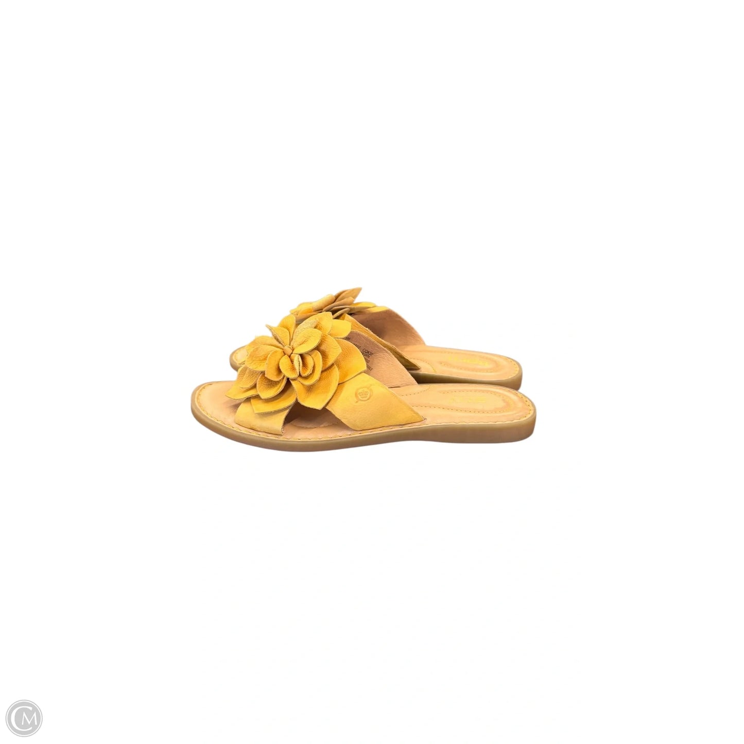 Sandals Flats By Born In Yellow, Size: 8