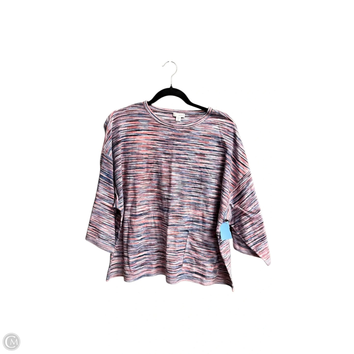 Top Short Sleeve Basic By Pure Jill In Striped Pattern, Size: Mp