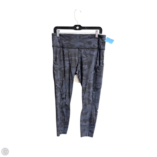 Athletic Leggings By Lululemon In Camouflage Print, Size: 12