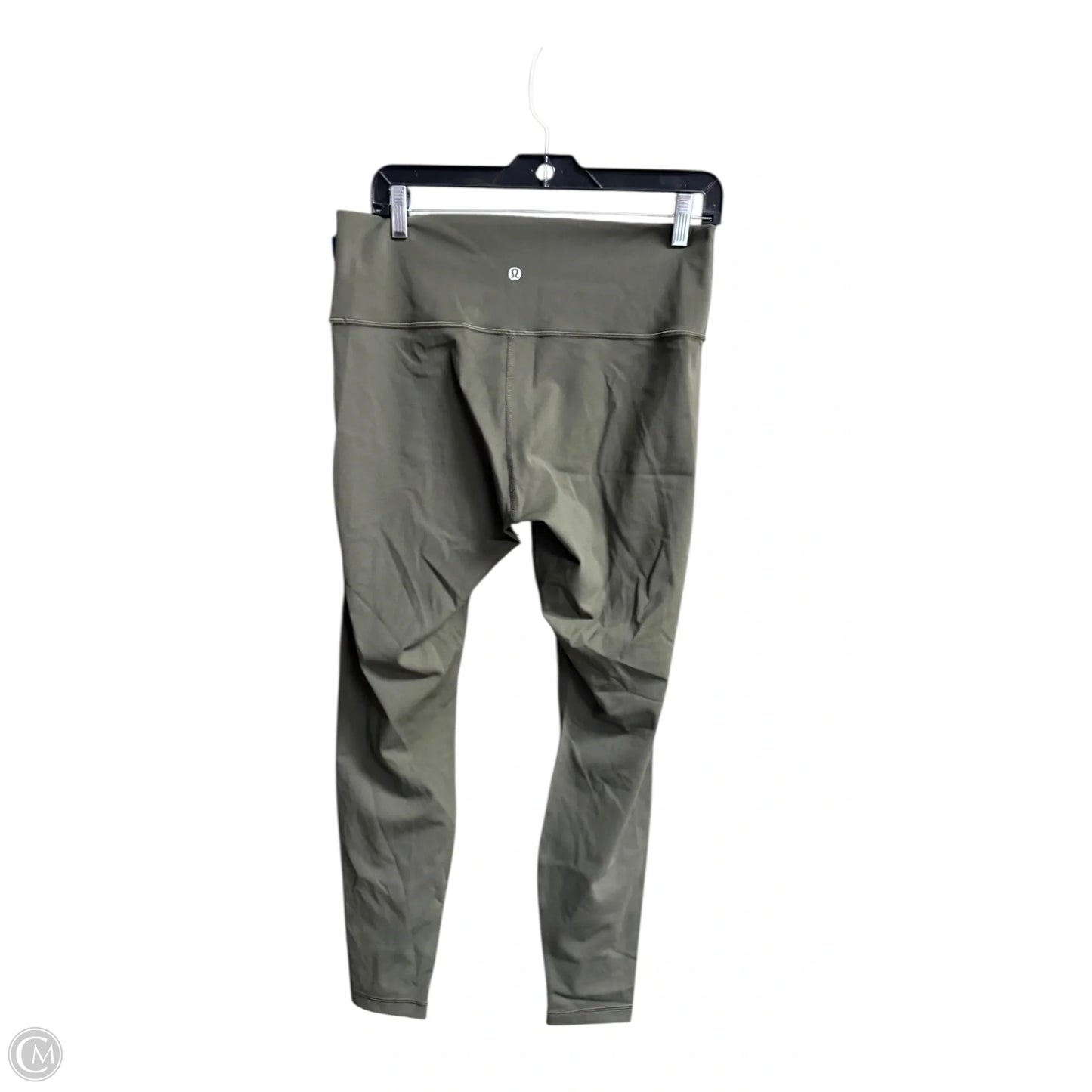 Athletic Leggings By Lululemon In Green, Size: 12