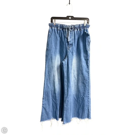 Jeans Wide Leg By Easel In Blue Denim, Size: 12