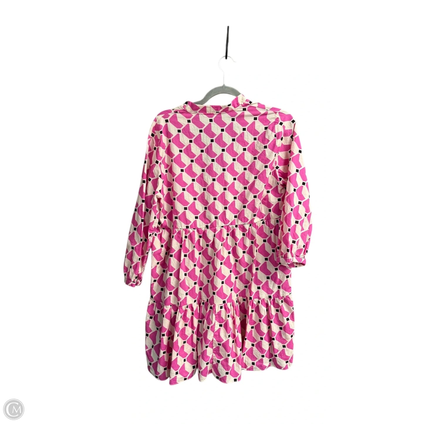 Dress Casual Short By Zara In Geometric Pattern, Size: M