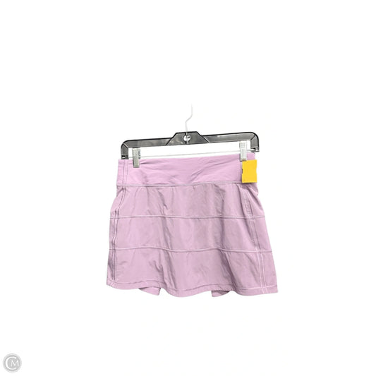 Athletic Skort By Lululemon In Purple, Size: 4