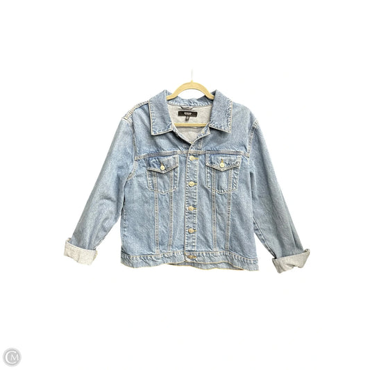 Jacket Denim By Hudson In Blue Denim, Size: Xl