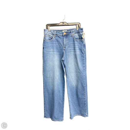Jeans Wide Leg By Maurices In Blue Denim, Size: 12