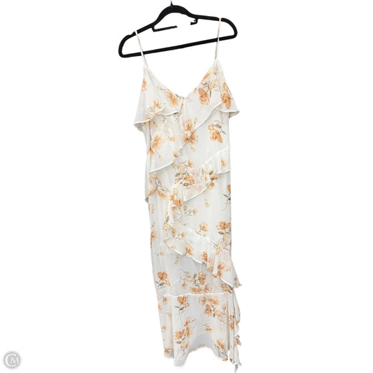 Dress Casual Maxi By Blu Pepper In White, Size: M