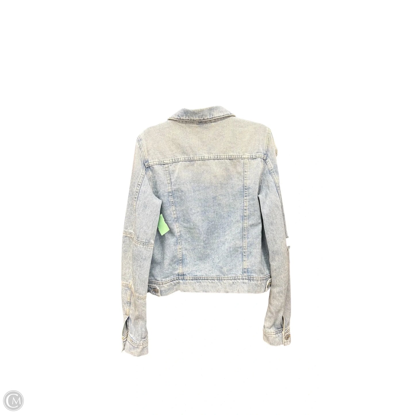 Jacket Denim By Free People In Blue Denim, Size: S