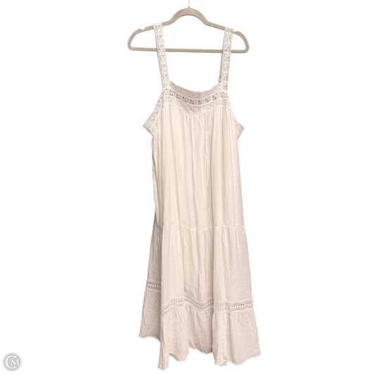 Dress Casual Maxi By Indigo Rose In White, Size: 2x