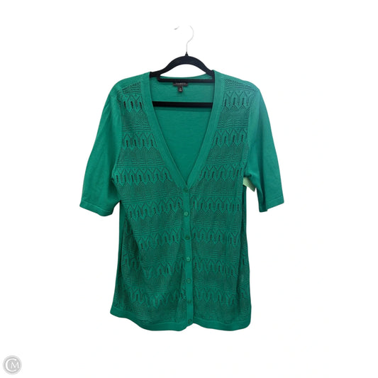 Blouse Short Sleeve By Talbots In Green, Size: M