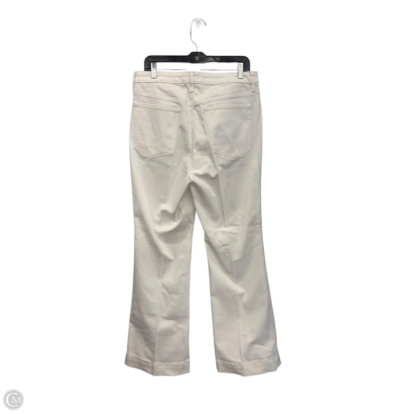 Jeans Boot Cut By Talbots In White Denim, Size: 12