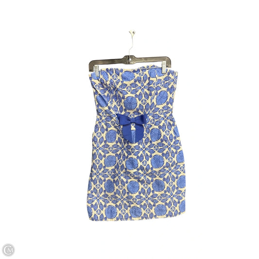 Dress Casual Short By Vineyard Vines In Blue & White, Size: S