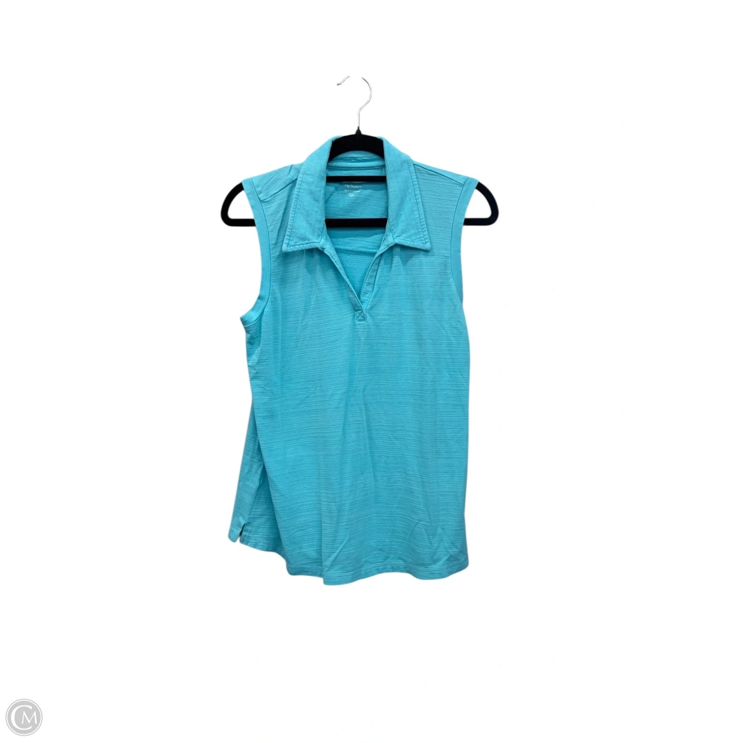 Top Sleeveless By Talbots In Aqua, Size: Sp