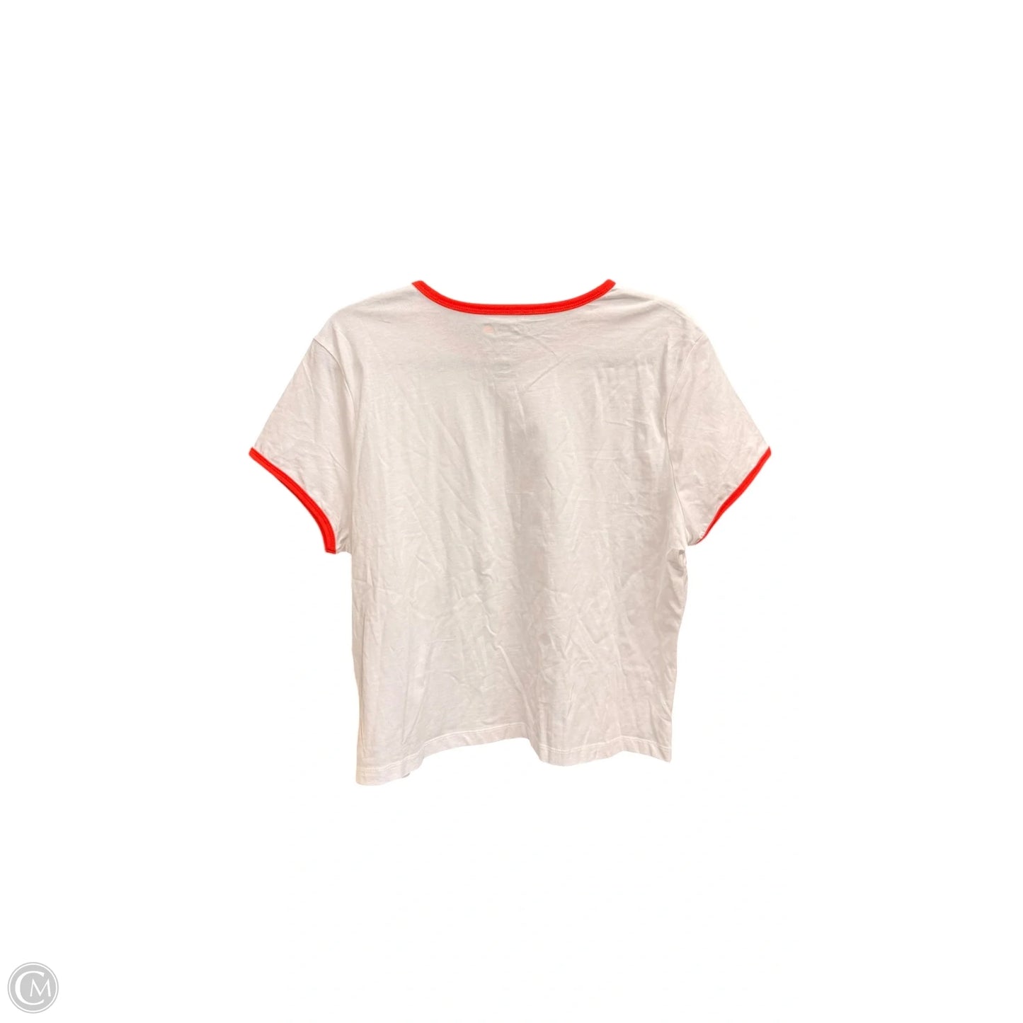 Top Short Sleeve Basic By C And C In White, Size: Xl