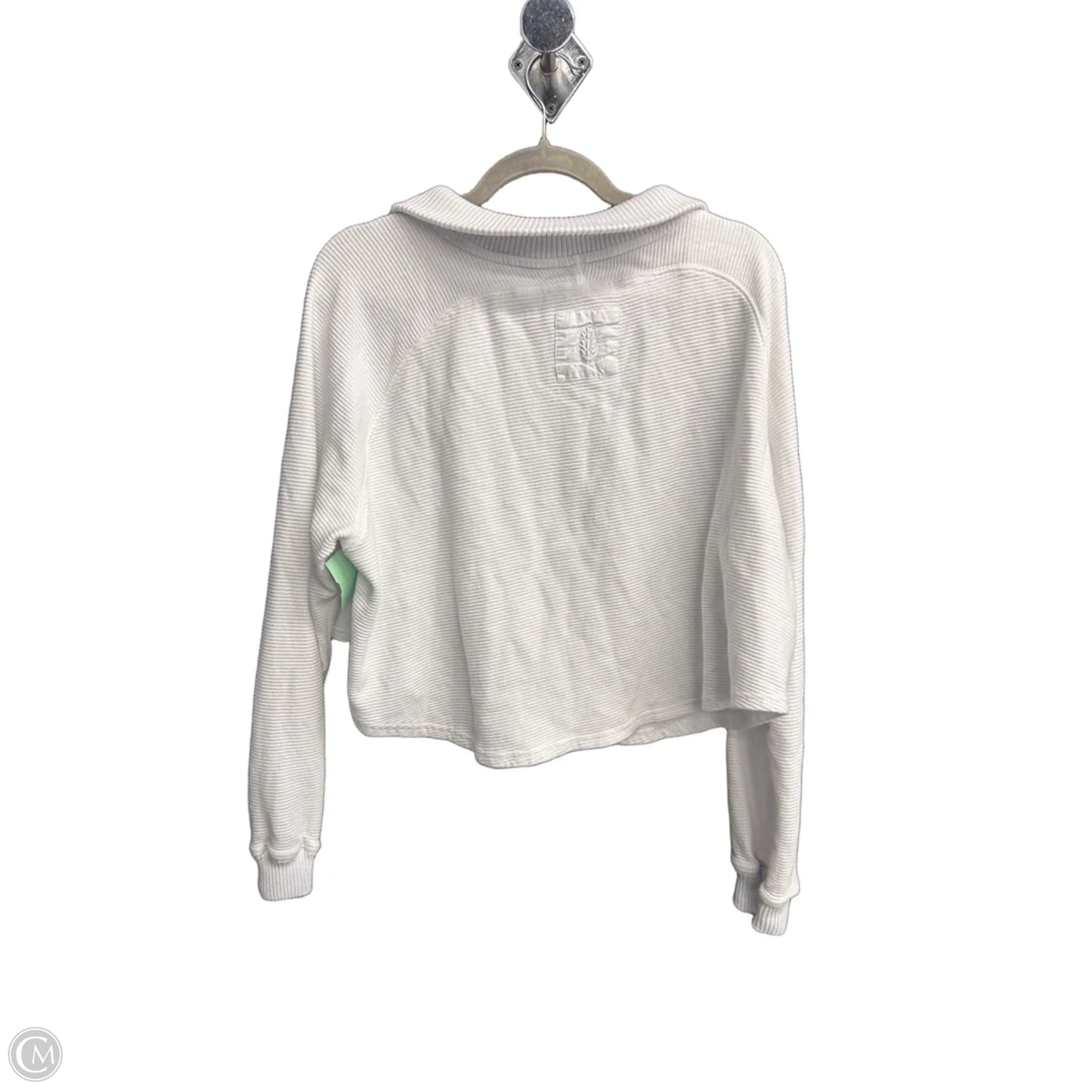 Top Long Sleeve By Free People In White, Size: M