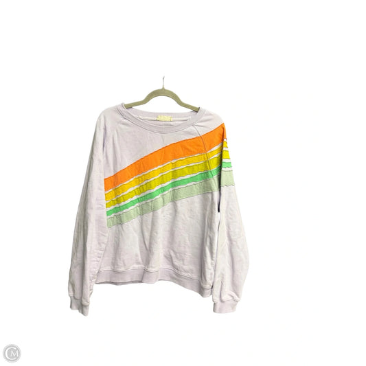 Sweatshirt Crewneck By By Together In Purple, Size: M