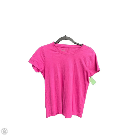 Top Short Sleeve Basic By J. Crew In Pink, Size: S