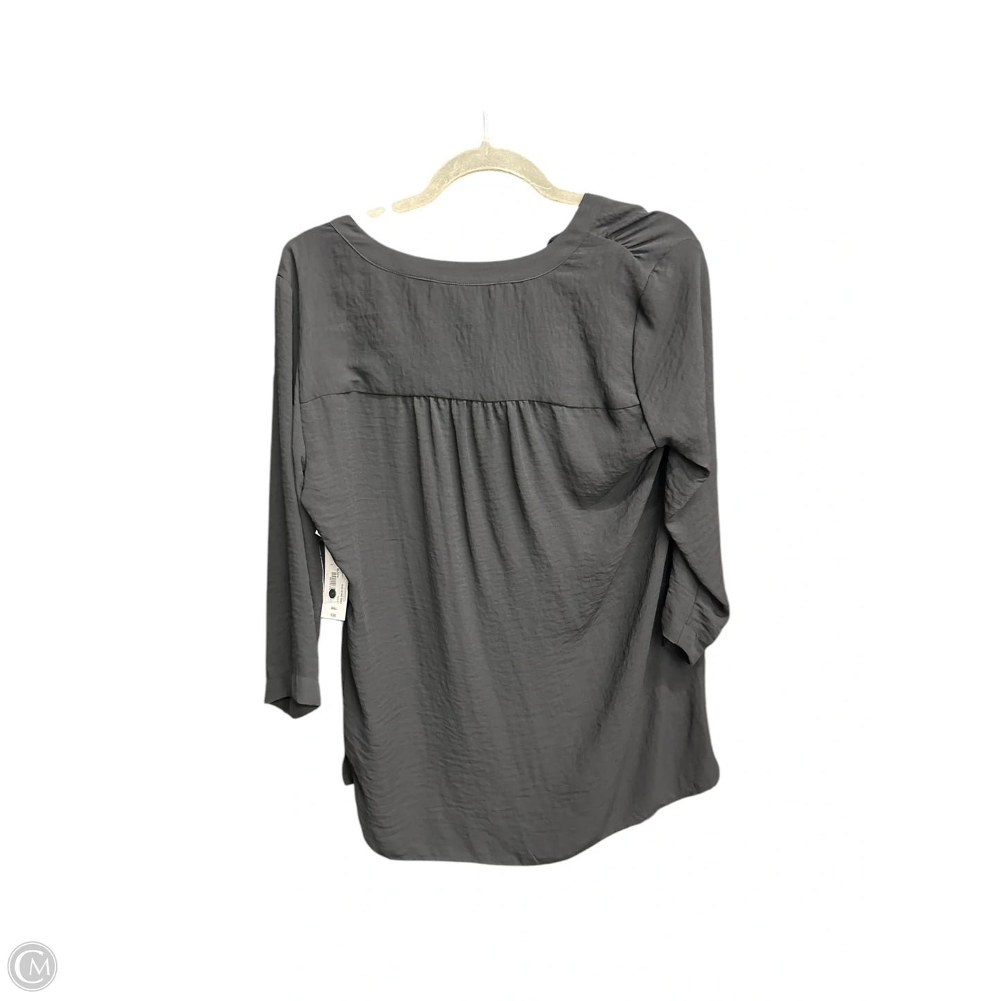 Top 3/4 Sleeve By Ana In Black, Size: S