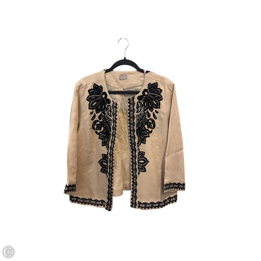 Jacket Other By Chicos In Beige, Size: L