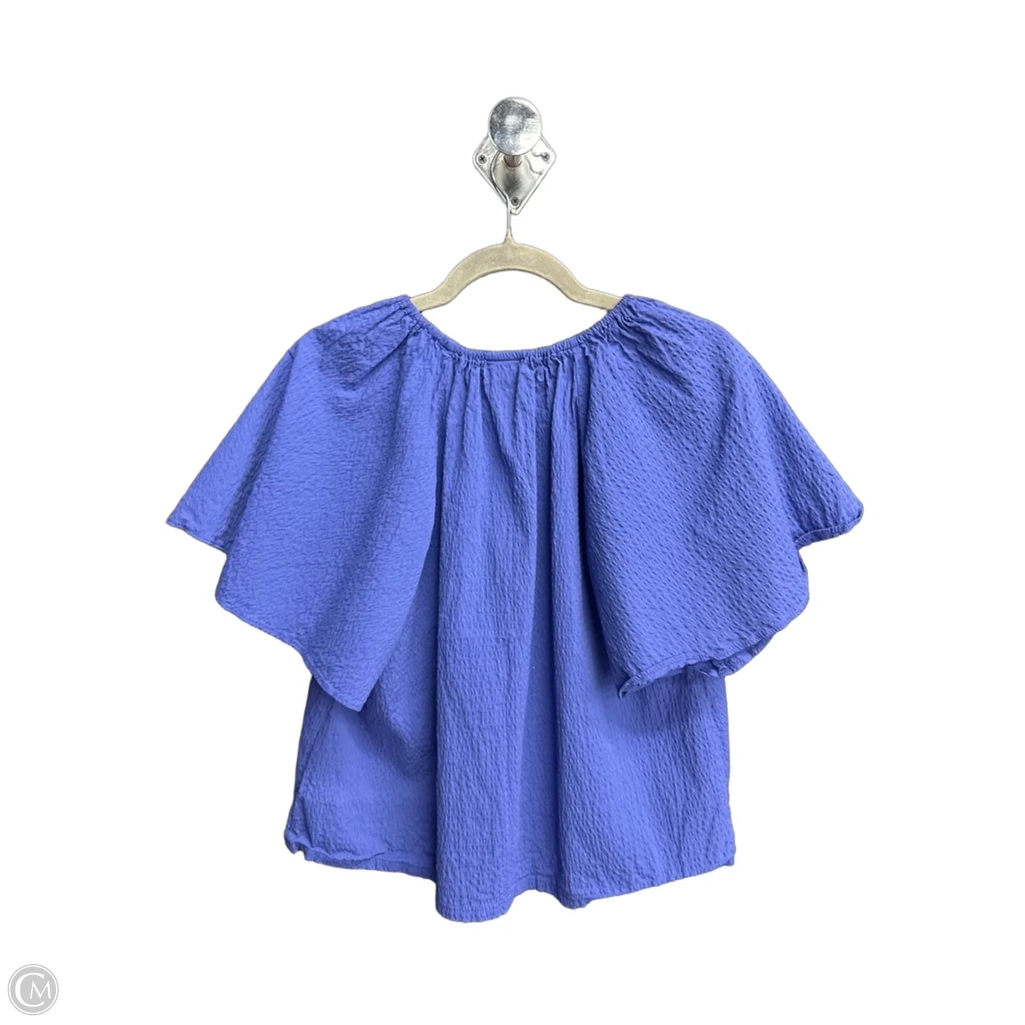 Top Short Sleeve By A New Day In Blue, Size: S