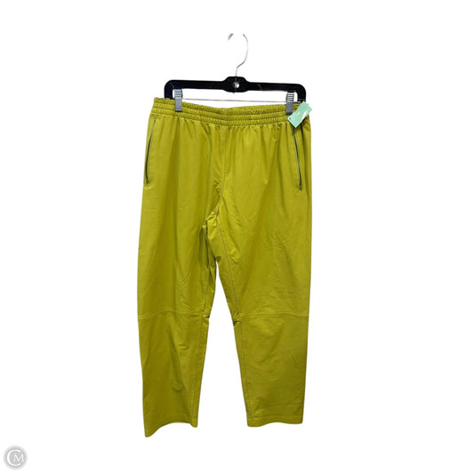 Athletic Pants By Outdoor Voices In Chartreuse, Size: L