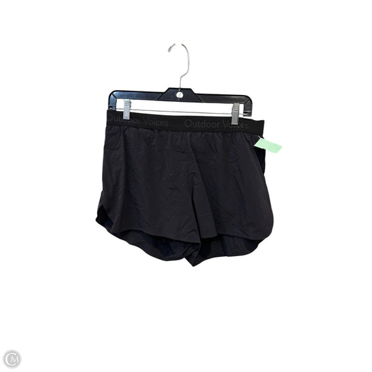 Athletic Shorts By Outdoor Voices In Black, Size: L