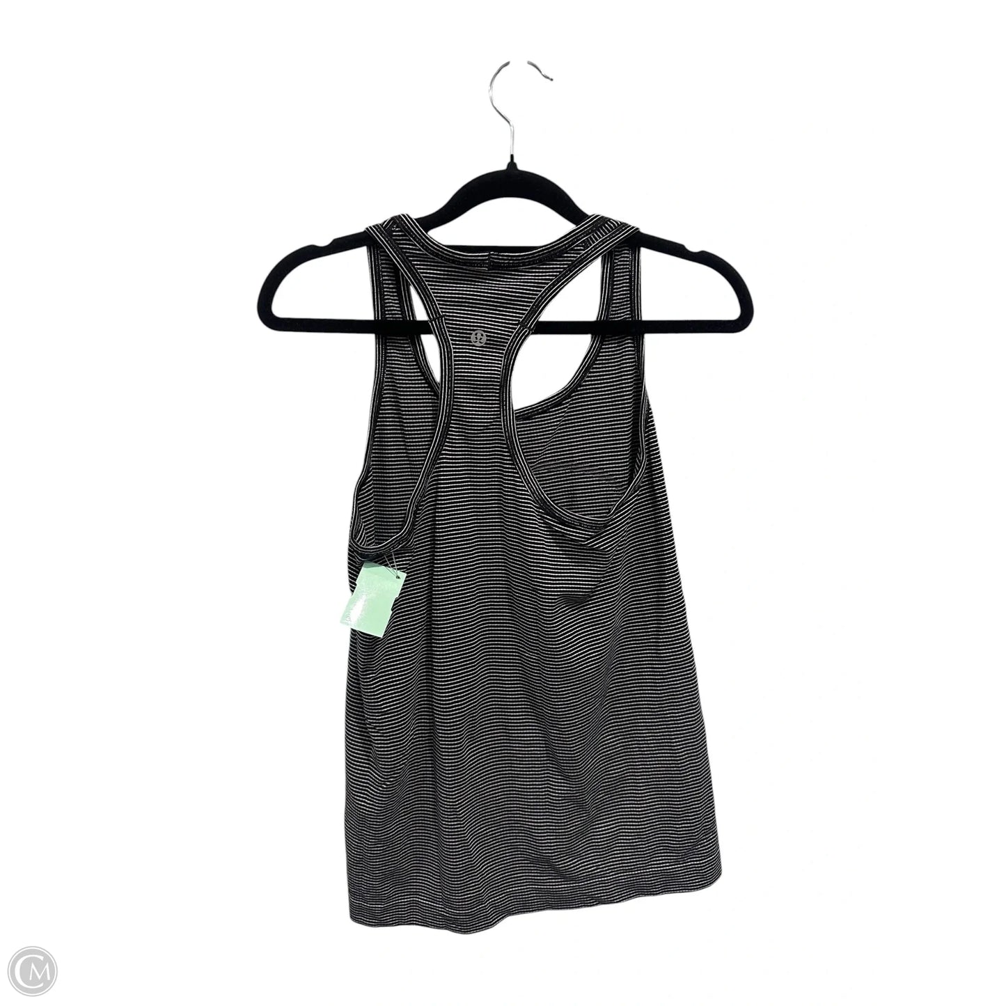 Athletic Tank Top By Lululemon In Striped Pattern, Size: S