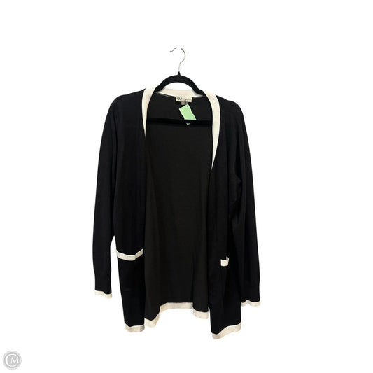 Cardigan Designer By Neiman Marcus In Black, Size: Xl