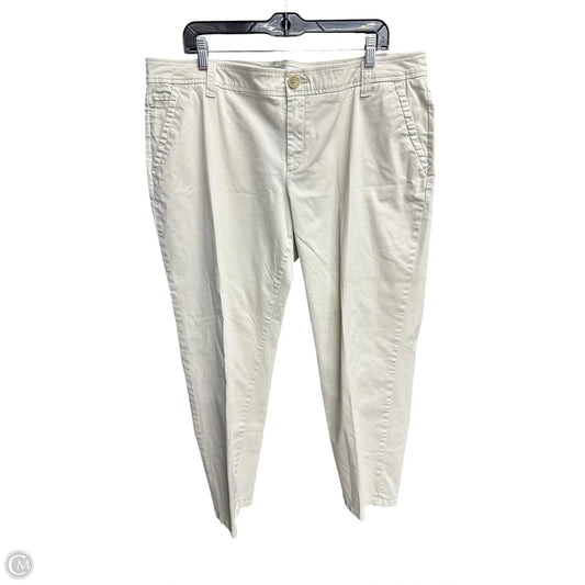 Pants Chinos & Khakis By Liz Claiborne In Cream, Size: 18