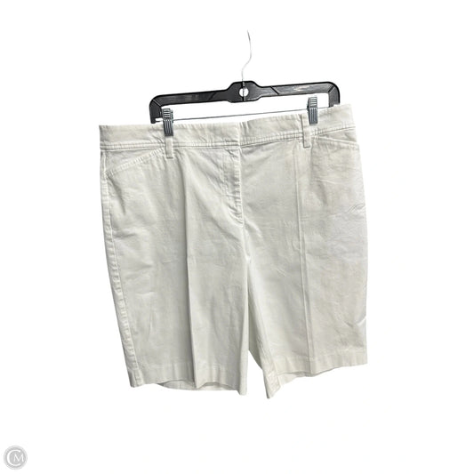 Shorts By Talbots In White, Size: 16