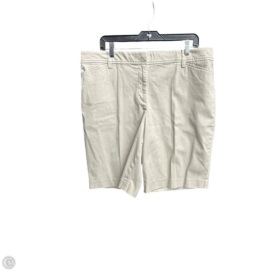 Shorts By Talbots In Beige, Size: 16