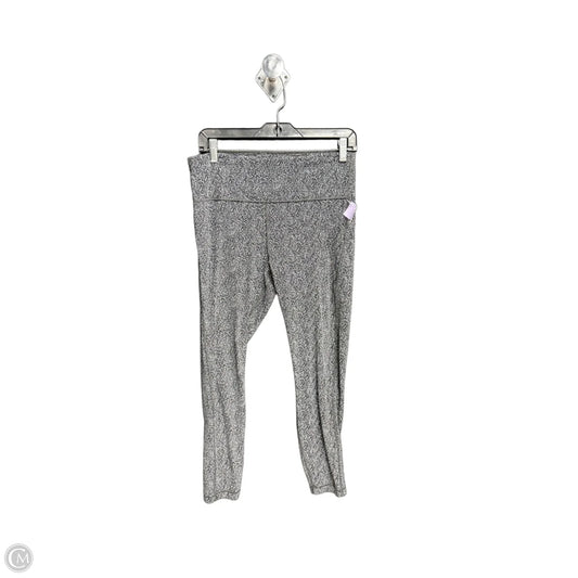 Athletic Leggings Capris By Athleta In Black & White, Size: L