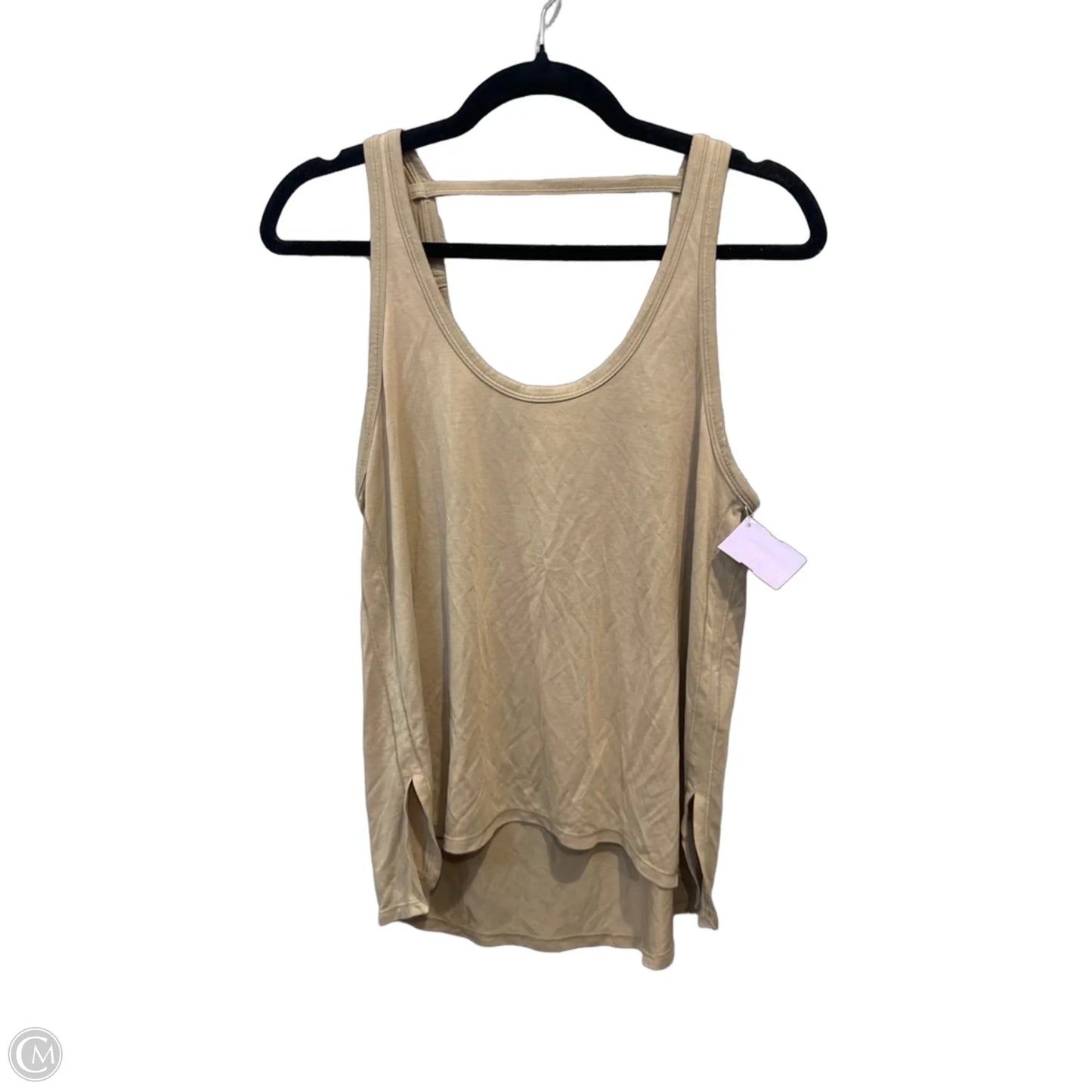 Athletic Tank Top By Lululemon In Tan, Size: S