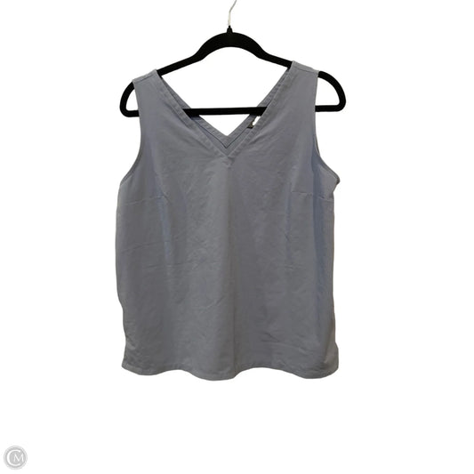 Top Sleeveless By Eddie Bauer In Blue, Size: M