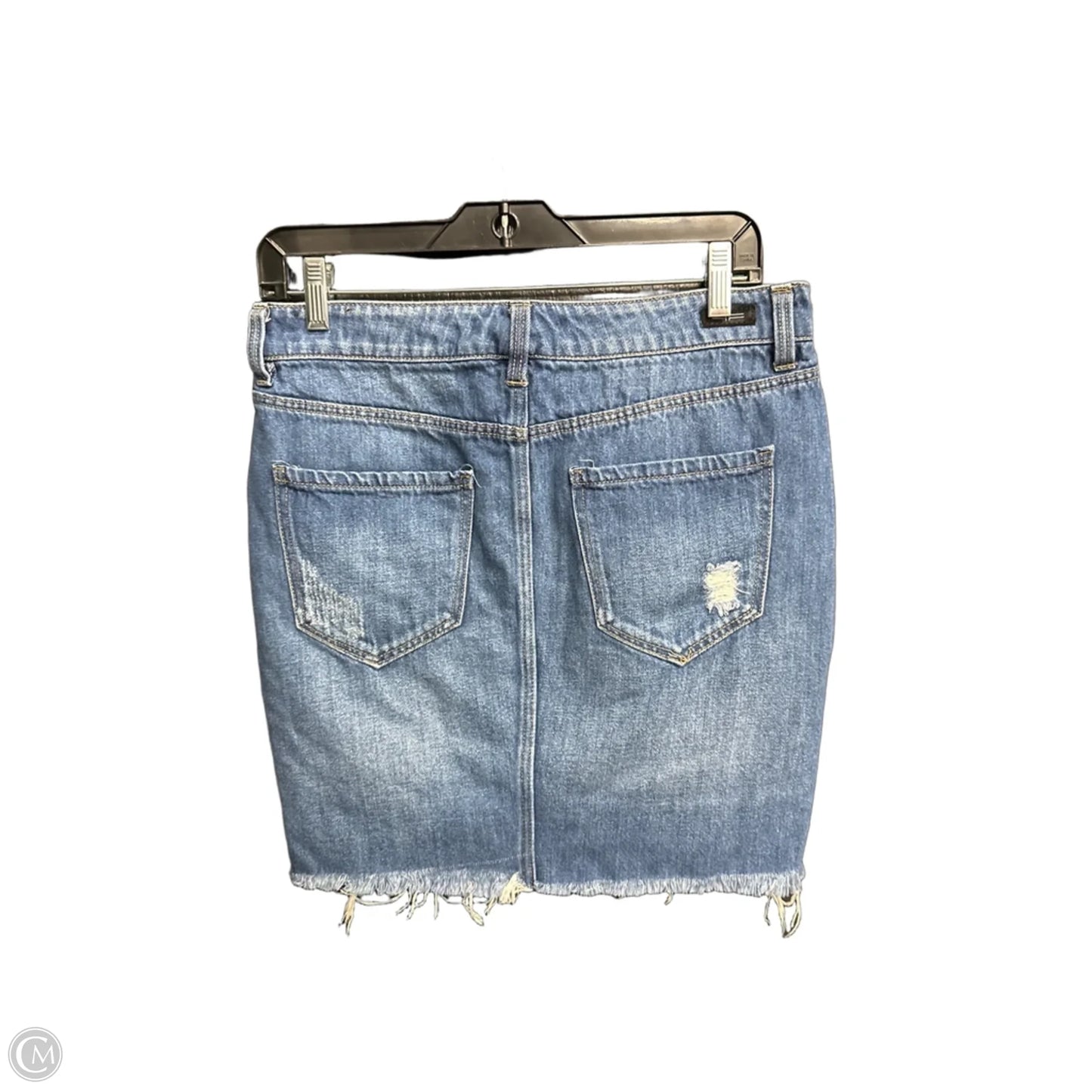 Skirt Mini & Short By Liverpool In Blue Denim, Size: 4