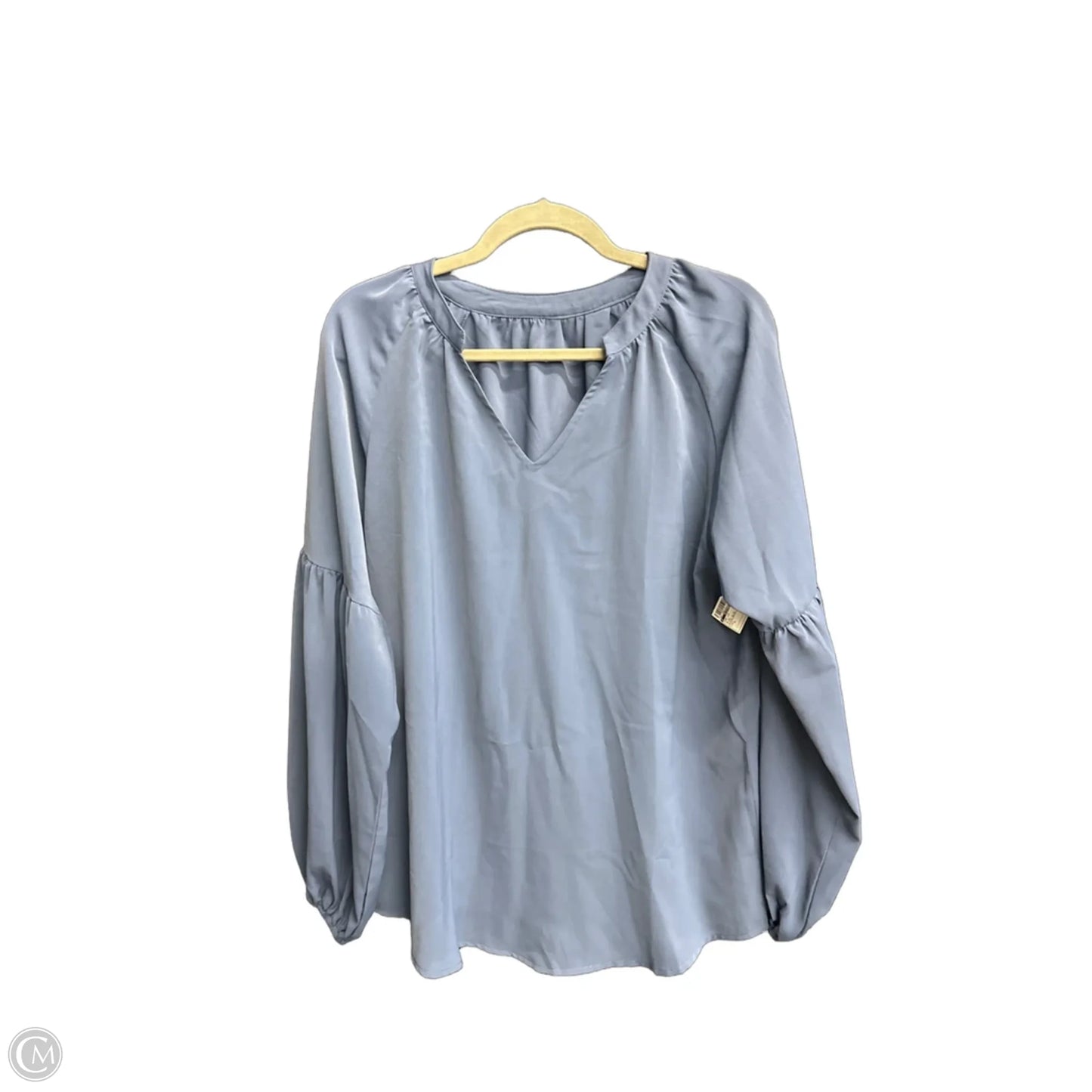 Top Long Sleeve By Clothes Mentor In Blue, Size: L