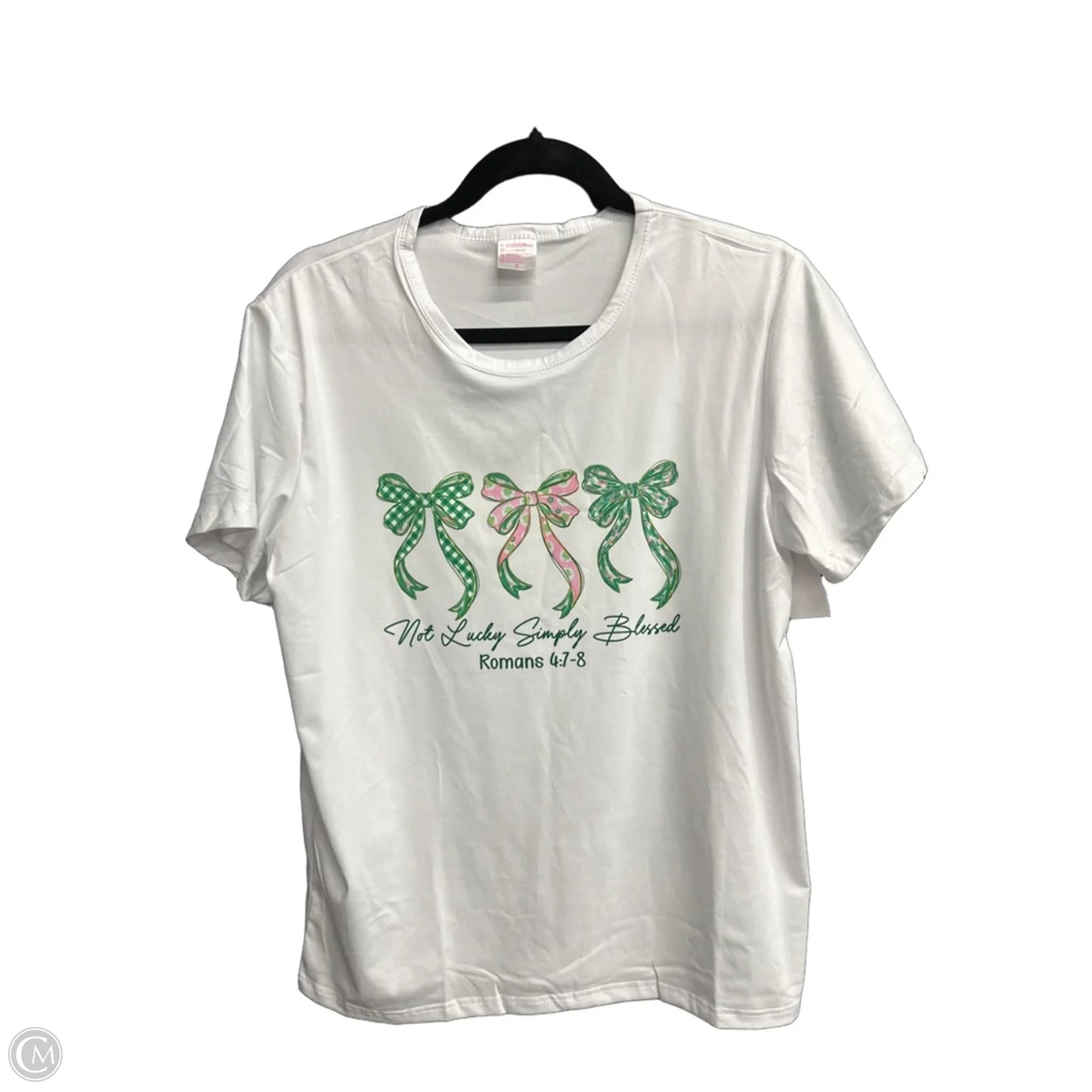 Top Short Sleeve Basic By Clothes Mentor In White, Size: S
