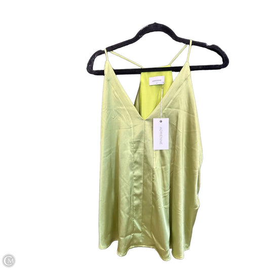 Top Sleeveless By Adrienne In Green, Size: M