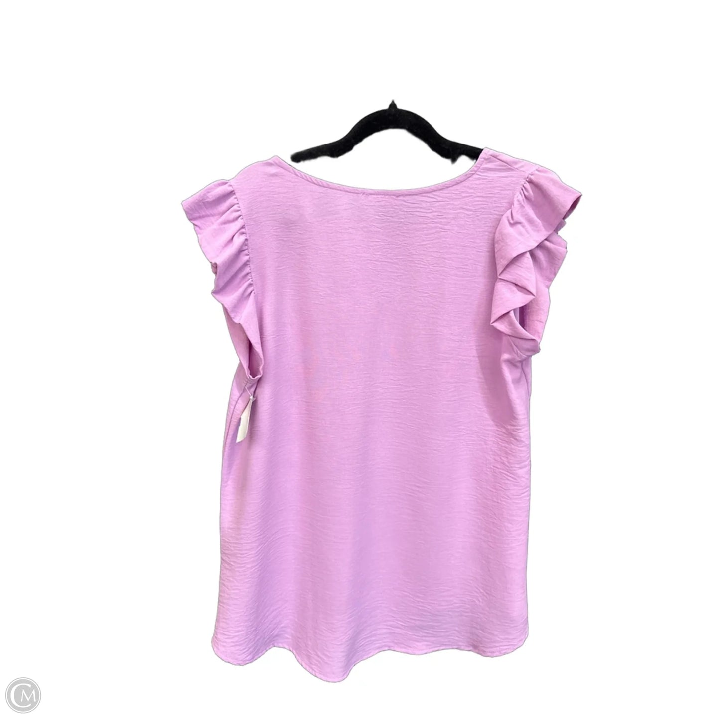 Top Sleeveless By Les Amis In Purple, Size: M